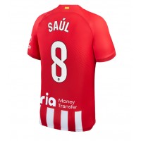 Atletico Madrid Saul Niguez #8 Hjemmebanetrøje 2023-24 Kortærmet